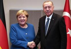 Son dakika haberi... Cumhurbaşkanı Erdoğan, Merkel ile görüştü