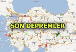 SON DEPREMLER - ANLIK LİSTE | Son dakika deprem haberleri