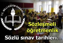 Sözleşmeli öğretmenlik sözlü sınavları ne zaman? İşte Sözleşmeli Öğretmenlik sözlü sınav tarihleri ve atama tarihleri