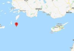 Son dakika! Akdeniz'de korkutan deprem...