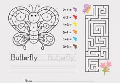 Çıkış yolunu bulma oyunu: Kelebeği çiçeğe ulaştır!