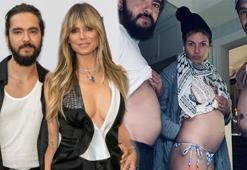 Heidi Klum göbeğini paylaştı: Akşam yemeği çok iyiydi!