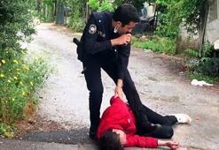 Çaldığı motosikletle kaçmaya çalışırken yakalandı!