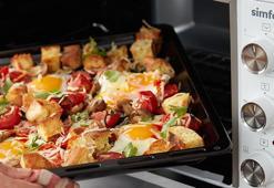 Fırında kahvaltı tepsisi tarifi