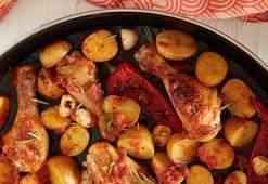 Fırında patatesli tavuk baget tarifi
