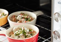 Fırında kremalı misket köfte tarifi