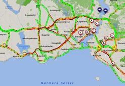 Son dakika: İstanbul'da trafik yoğunluğu yüzde 60'a ulaştı!