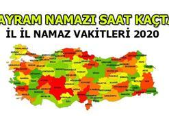 Bayram namazı saat kaçta kılınacak? 2020 Ramazan bayramı namaz saatleri (24 Mayıs Pazar bugün İl İl namaz vakitleri ne zaman?)