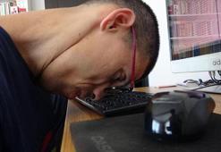 SP hastası Mustafa burnuyla ikinci kitabını yazıyor