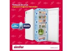 Derin dondurucuda ideal seçim 8 Çekmeceli Simfer No-Frost 8407