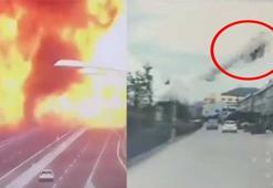 Çin'de tanker kazası! Ortalık cehenneme döndü
