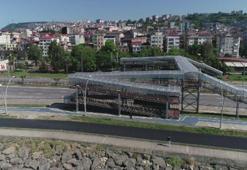 Karadeniz'deki labirenti andıran üst geçitler görenleri şaşırtıyor