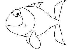 Balık boyama sayfası