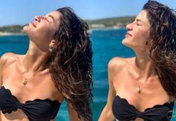 Berrak Tüzünataç'tan tatil pozu