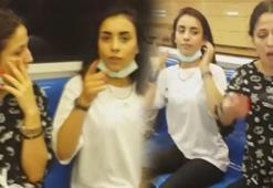 Metroda maske takmama kavgası! İki genç kız onları uyaran kadına saldırdı