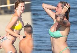 Ireland Baldwin her gün plajda!