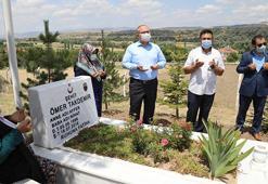 15 Temmuz şehidi Ömer Takdemir mezarı başında anıldı