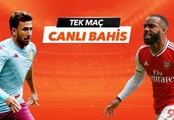 Aston Villa - Arsenal maçı canlı bahis heyecanı Misli.com'da