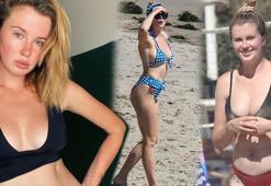 Ireland Baldwin'in plaj şıklığı dikkat çekti