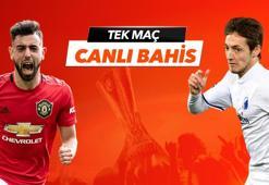 Manchester United - FC Kopenhag maçı Tek Maç ve Canlı Bahis seçenekleriyle Misli.com’da