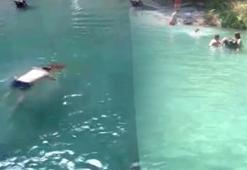 Son dakika! Alanya'da doğal havuza atladı, ölümden döndü
