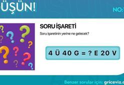 Günün bulmacası: Soru işareti