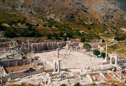 Sagalassos antik kenti havadan görüntülendi