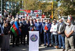 Başkentte Azerbaycan'a destek mitingi düzenlendi