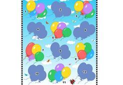 Balonların gölgeleri kayıp