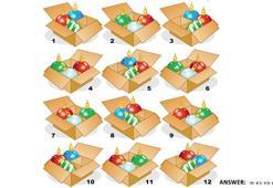 Yılbaşı süsleri çok renkli