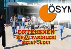 Ertelenen sınavlar 2020 ne zaman olacak? ÖSYM  ertelenen e-YDS, YDUS, ALES-2, YÖKDİL-2, KPSS DHBT hangi tarihte?
