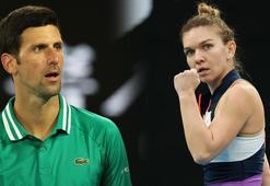 Djokovic ve Halep Avustralya Açık'ta ikinci tura çıktı