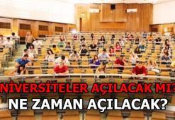 Bahar Döneminde üniversiteler açılacak mı? 2. Dönem üniversiteler ne zaman açılacak?