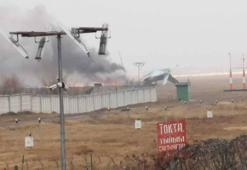 Son dakika... Kazakistan'da An-26 tipi uçak düştü!