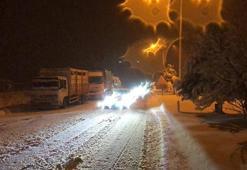 Kar nedeniyle kapanan Konya-Antalya kara yolu ulaşıma açıldı