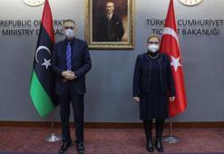 Bakan Pekcan, Libyalı mevkidaşlarıyla görüştü