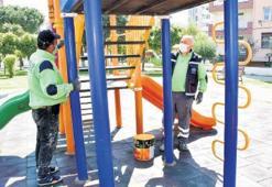 Parklarda yaza hazırlık başladı