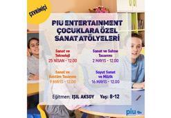 Piu Entertainment çocuklara özel sanat atölyeleri