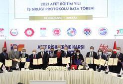 İçişleri Bakanlığı ile DİSK ve spor federasyonları arasında afetlere hazırlık eğitimi protokolü