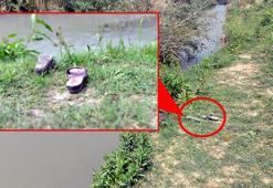Azize'nin kahreden sonu! Dere kenarında terlikleri bulundu