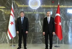 Ticaret Bakanı Muş, KKTC Başbakan Yardımcısı Erhan Arıklı ile görüştü!