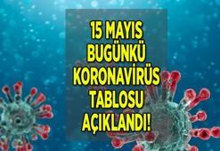SON DAKİKA HABERİ || 15 Mayıs bugünkü koronavirüs tablosu AÇIKLANDI, korona vaka sayısı, ölü sayısı ! Sağlık Bakanlığı Türkiye korona tablosu son durumu...