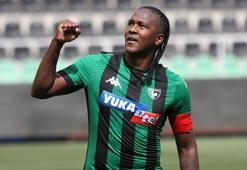 Süper Lig'den düşen Denizlispor'da en uzun süreyi Rodallega aldı