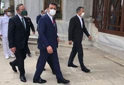 Vali Yerlikaya ile İBB Başkanı İmamoğlu Fatih Sultan Mehmet Türbesi'nde anmaya katıldı