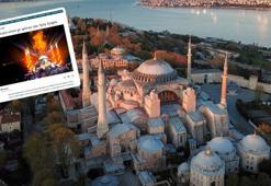 Son dakika haberi: Anında yankı buldu! Ayasofya'daki gösteri küplere bindirdi