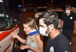 Polisin üzerine otomobilini süren alkollü sürücü kaza yapınca yakalandı