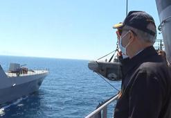 Bakan Akar, 'Denizkurdu 2021 Tatbikatı'nı takip etti