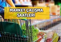 Marketler sabah saat kaçta açılıyor/kapanıyor? Hafta sonu marketler hangi saatler arasında hizmet veriyor?