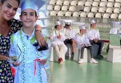 Özlem Yıldız ve Sinan Serter'in oğulları Demir mezun oldu