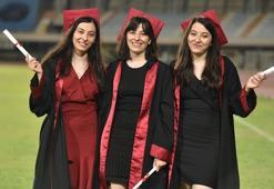 Üçüz doktorların diploma gururu: Birbirimizi destekledik